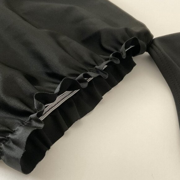 NEW SLEEVED OFF SHOULDER BIKINI TOP (Runs smaller ) - Picture 8 of 12